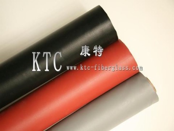 Silicone rubber coated fiberglass fabric