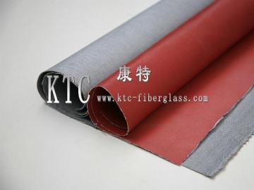 Fiberglass fabrics with silicone rubber coating